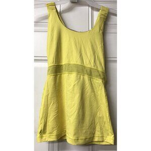 Lululemon Womens Wide Strap Swift Tank Top Sz 12 Mesh Venting Pocket Workout